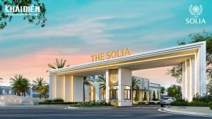Phối cảnh cổng chào The Solia - Khải Điền Land