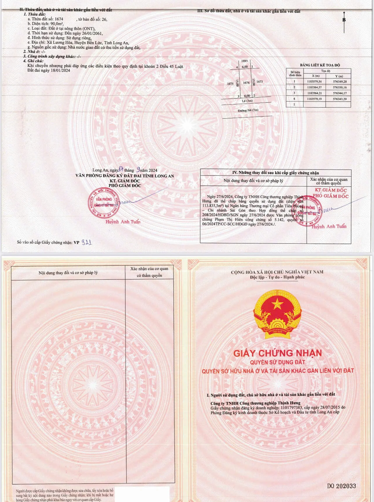 Sổ hồng The Solia Bến Lức